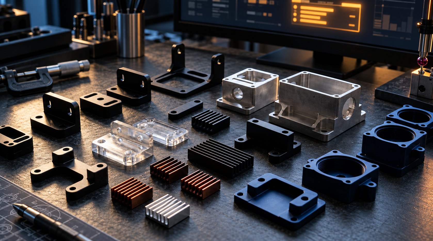PEEK machining cost review with machined components and dimensional features