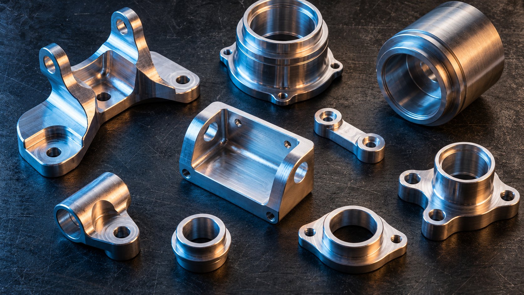 CNC router vs mill decision shown through precision aluminum machined parts