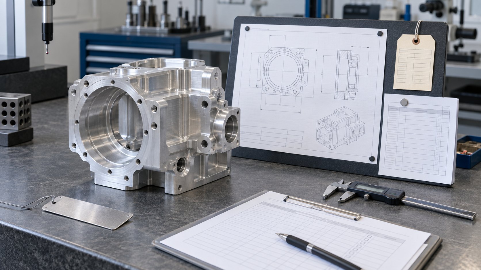 Follow the evidence CNC services audit trail from CAD revision to release