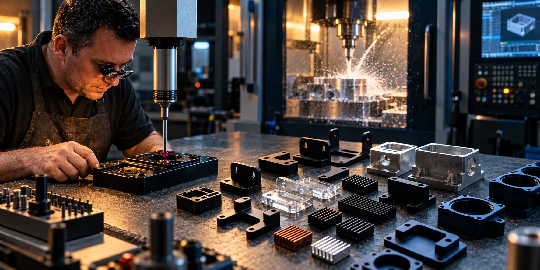 CNC turning tolerance review of machined shafts, bores, and housings